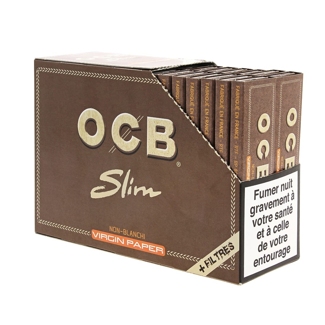 OCB Roll Kit, Slim Virgin non Blanchi