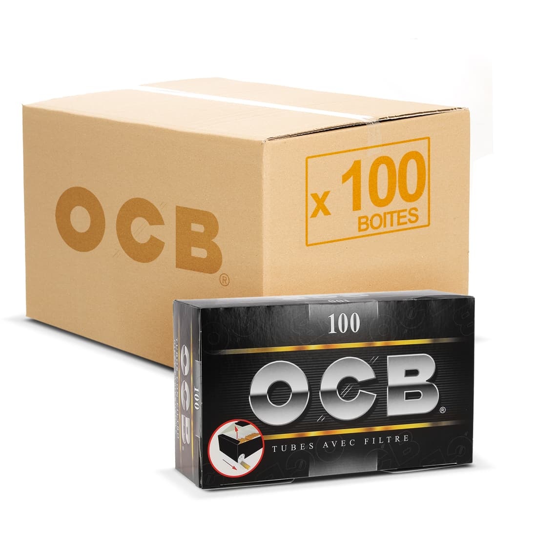Boite 500 tubes Ocb