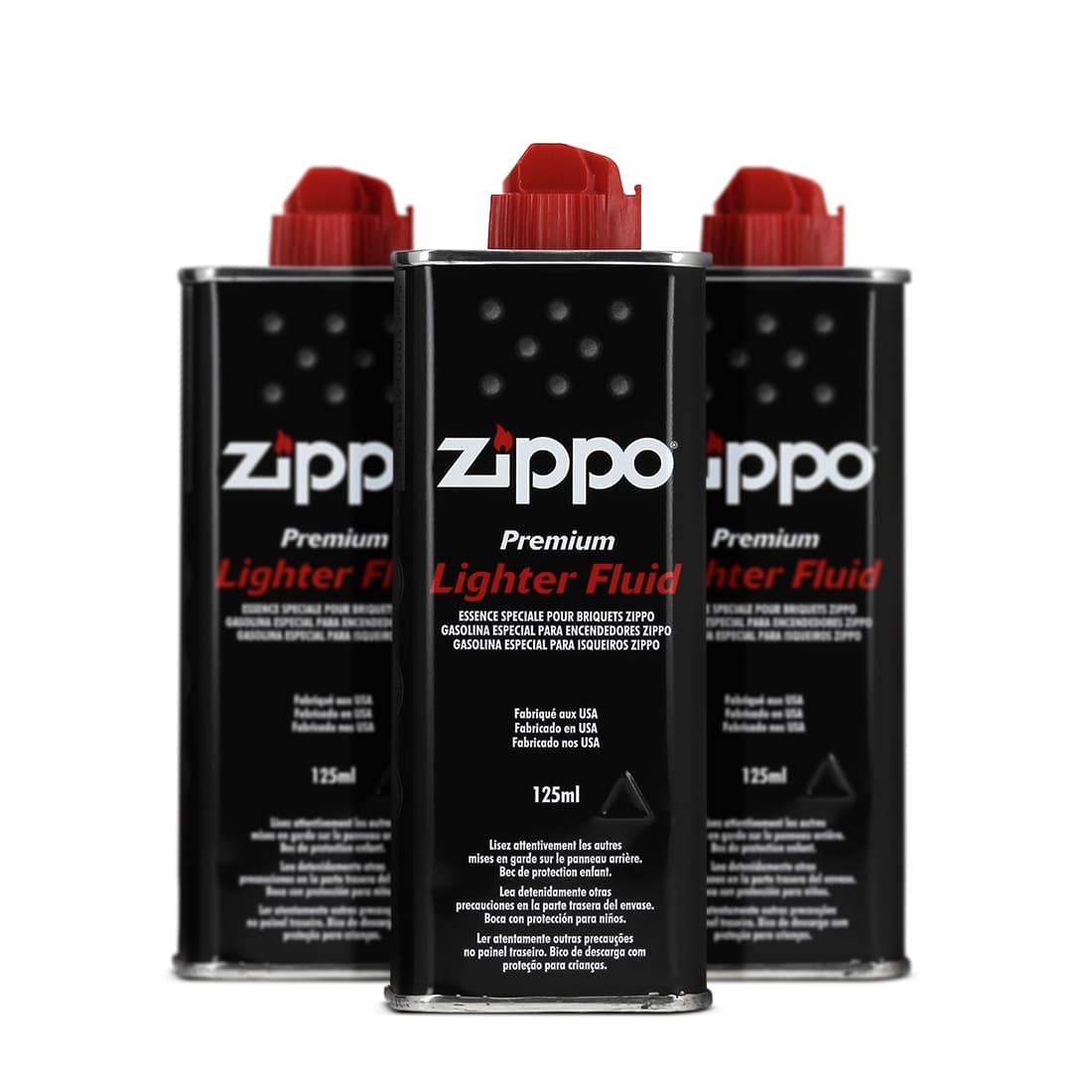 Bouteille d'essence Zippo 125 ml Pack de 24 unités - PW Distribution
