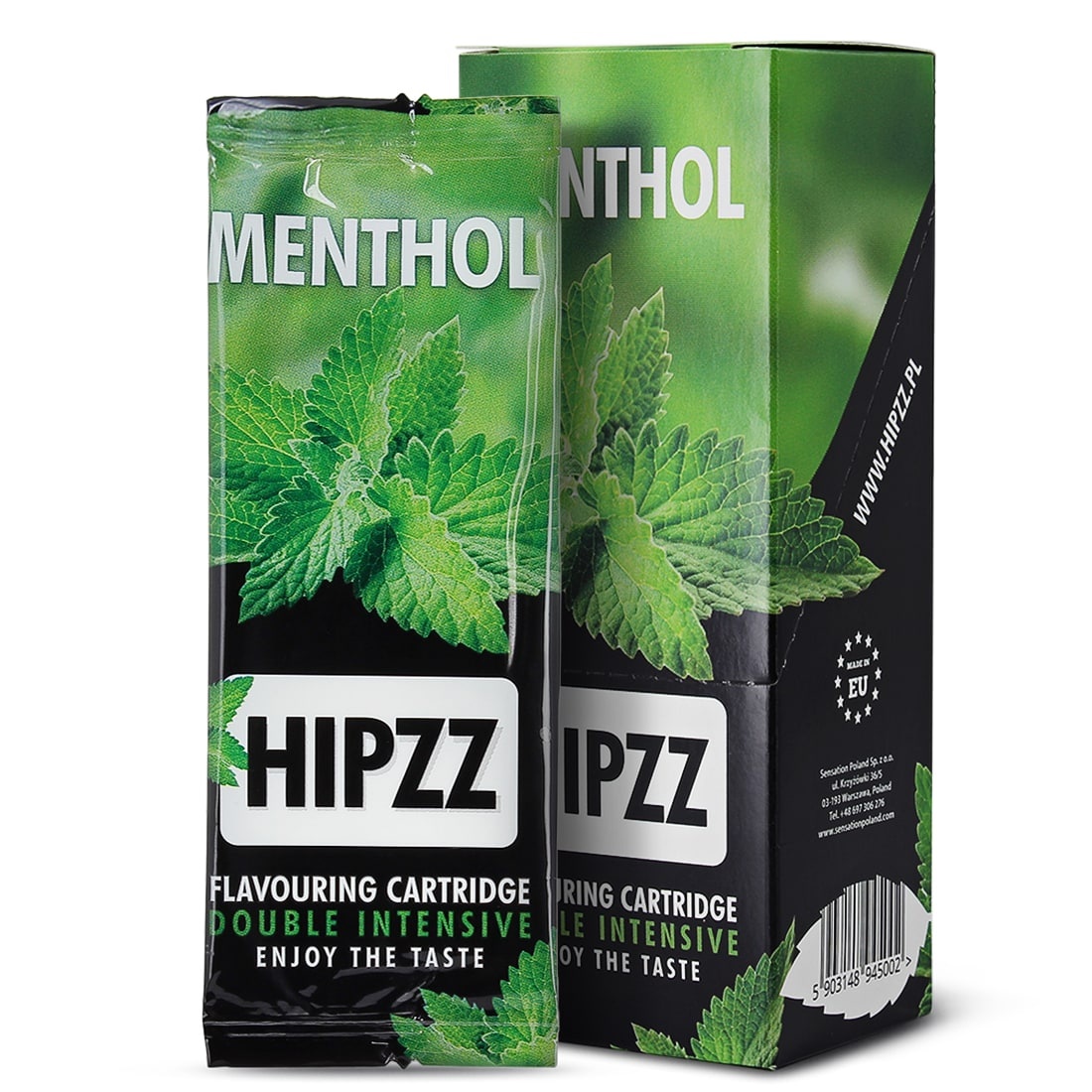 Carte aromatique pour cigarette Menthol glacée x 20 | HIPPZ