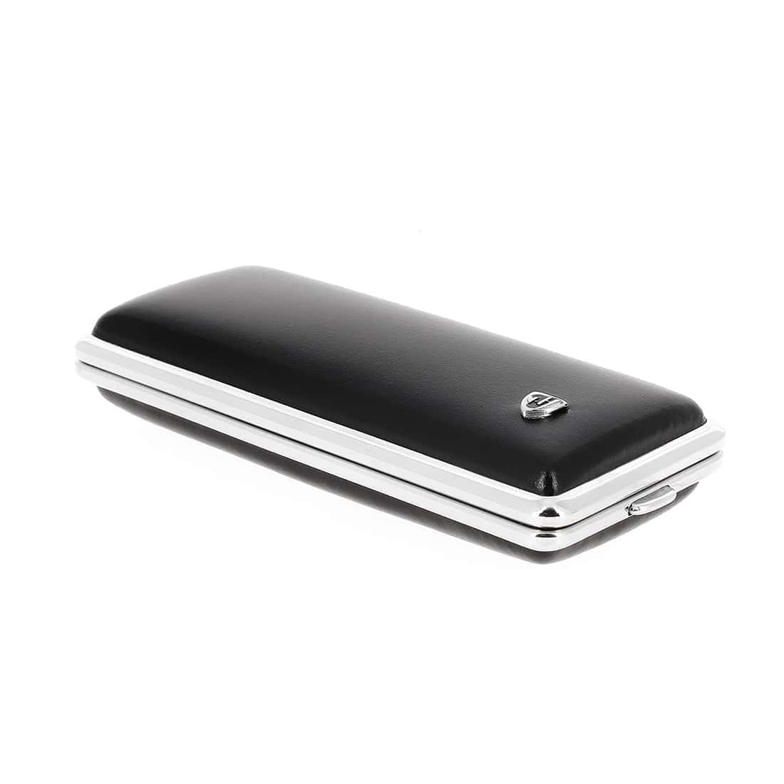 etui pour cigarette KASESSS 2 Pieces Cuir Metal, PU Boite a Cigarette 20 Cigarettes, Porte-Cigarettes Homme avec Fermeture Dclic, Bote Avant que vos cigarettes ne partent en fume Cigarette case