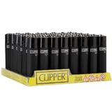 48 briquets Clipper Soft Touch Noir