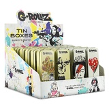 Display de 24 boîtes de rangement G-Rollz Small Banksy jaune