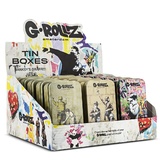 Display de 15 boîtes de rangement G-Rollz Medium Banksy brown
