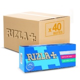 Carton 40 boites de 250 tubes Rizla + avec filtre