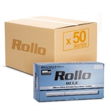 Carton 50 boites de 200 tubes Rollo Blue Micro Slim