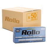 Carton 50 boites de 200 tubes Rollo Blue Ultra Slim